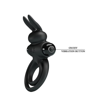 PRETTYLOVE - VIBRATING RING VIBRANT PENIS RING III
