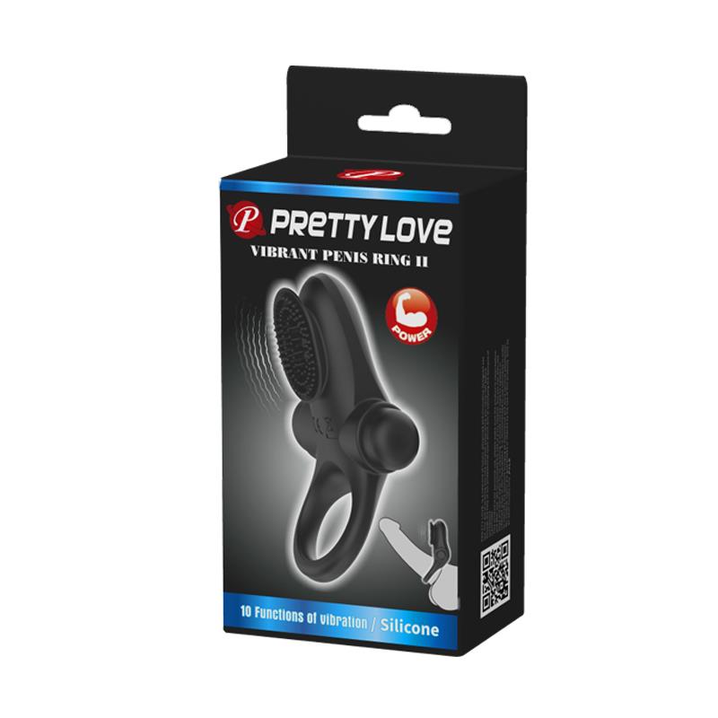 PRETTYLOVE - VIBRATING RING VIBRATING PENIS RING II