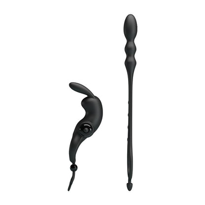 PRETTYLOVE - VIBRATING RING WITH DESMONTABLE ANAL CHAIN