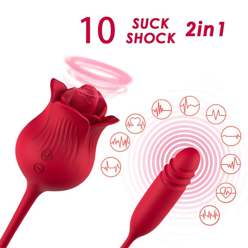 URBAN SKY - VIBRATING ROSE WITH THRUSTING AND LICKING  USB