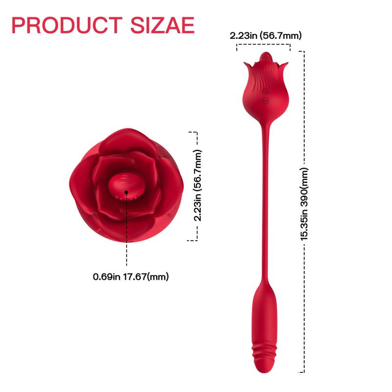 URBAN SKY - VIBRATING ROSE WITH THRUSTING AND LICKING  USB