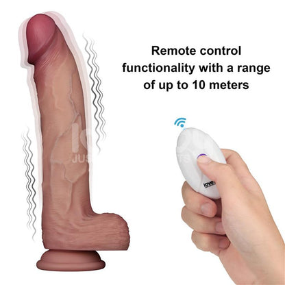 LOVETOY - VIBRATING SLIDING SKIN PRO II SILICONE 10