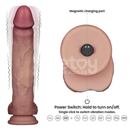 LOVETOY - VIBRATING SLIDING SKIN PRO II SILICONE 10