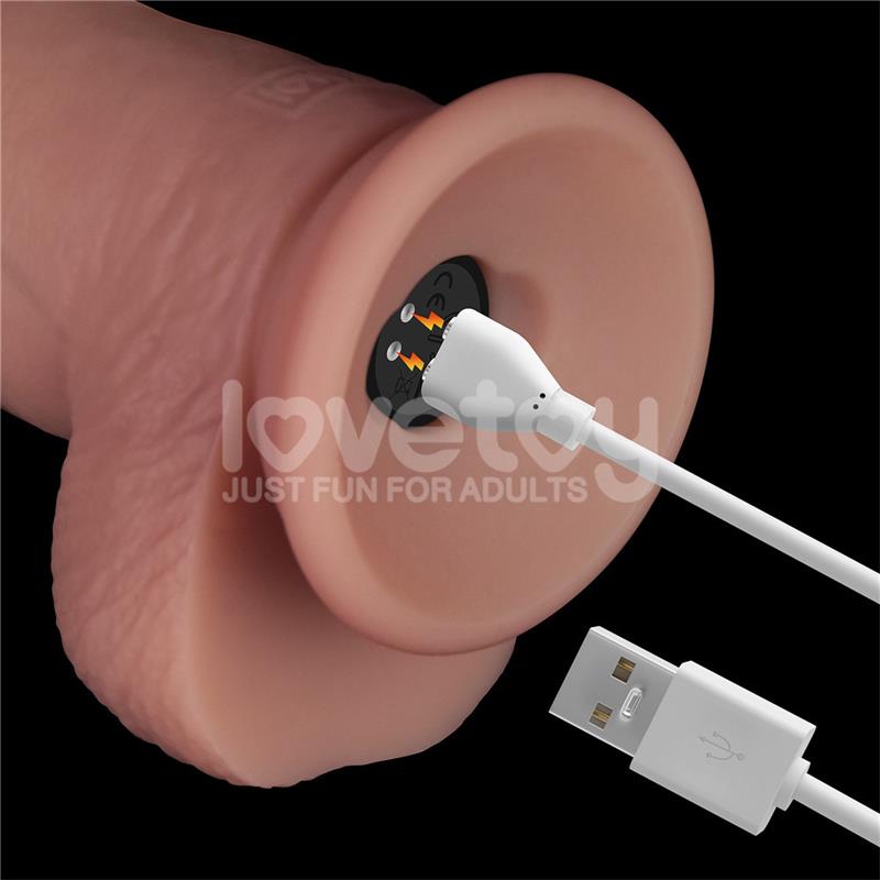 LOVETOY - VIBRATING SLIDING SKIN PRO II SILICONE 8.5