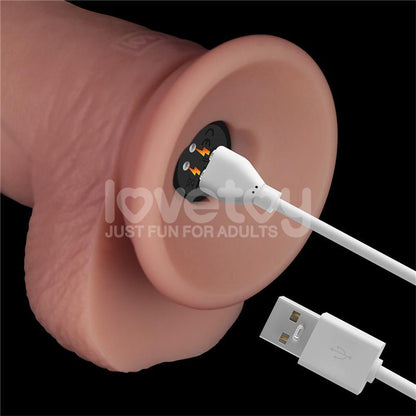 LOVETOY - VIBRATING SLIDING SKIN PRO II SILICONE 8.5