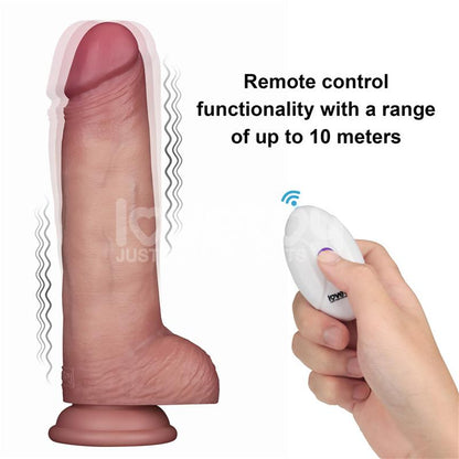 LOVETOY - VIBRATING SLIDING SKIN PRO II SILICONE 8.5