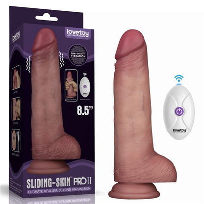 LOVETOY - VIBRATING SLIDING SKIN PRO II SILICONE 8.5