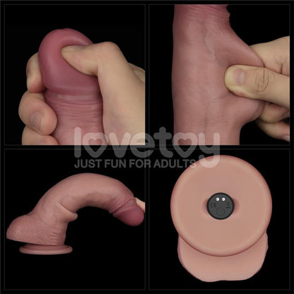 LOVETOY - VIBRATING SLIDING SKIN PRO II SILICONE 8.5