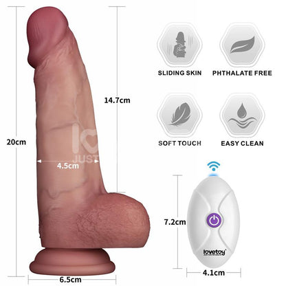 LOVETOY - VIBRATING SLIDING SKIN PRO II SILICONE 8
