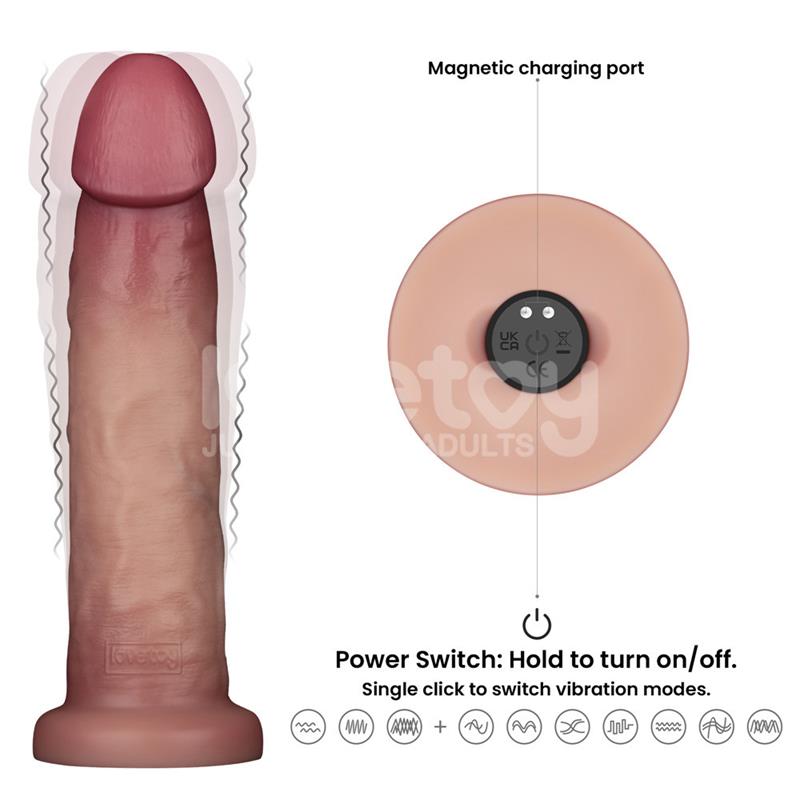 LOVETOY - VIBRATING SLIDING SKIN PRO II SILICONE 9