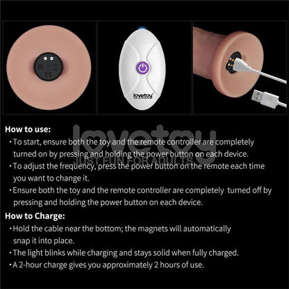 LOVETOY - VIBRATING SLIDING SKIN PRO II SILICONE 9