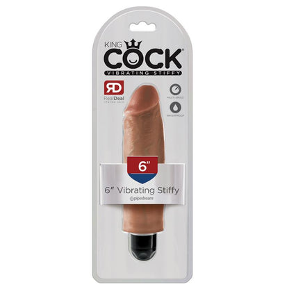 KING COCK - VIBRATING STIFFY 6 TAN