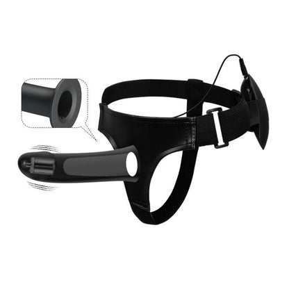 PRETTYLOVE - VIBRATING STRAP ON WITH HOLLOW DILDO VITO