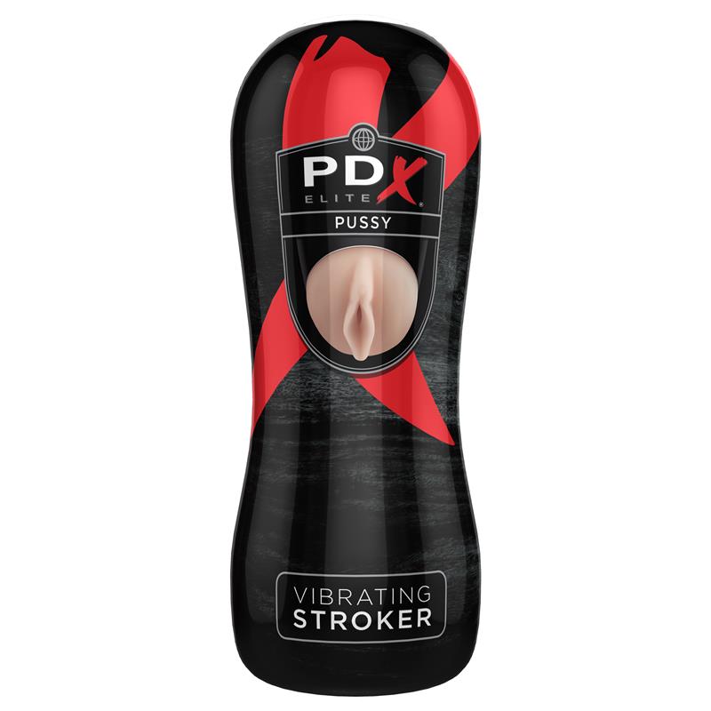 PDX ELITE - VIBRATING STROKER VAGINA