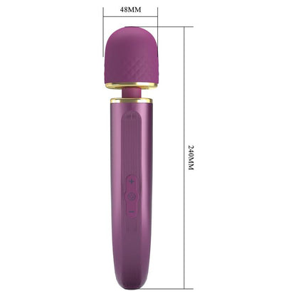 PRETTYLOVE - VIBRATING WAND SILICONA PURPLE