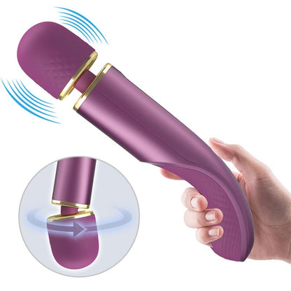 PRETTYLOVE - VIBRATING WAND SILICONA PURPLE