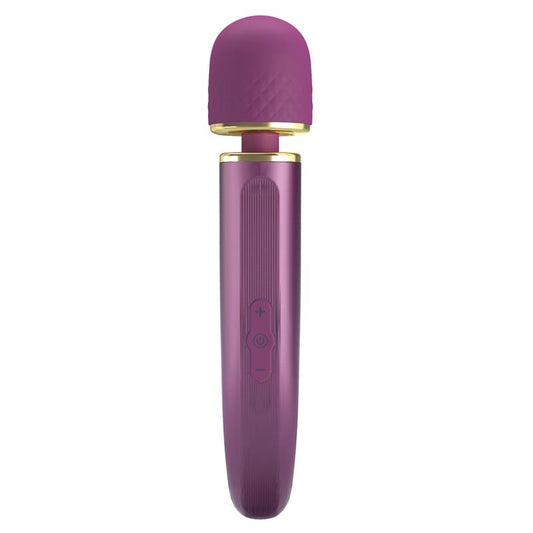 PRETTYLOVE - VIBRATING WAND SILICONA PURPLE
