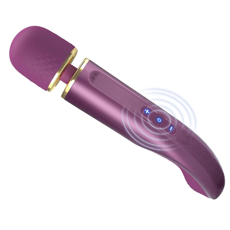 PRETTYLOVE - VIBRATING WAND SILICONA PURPLE
