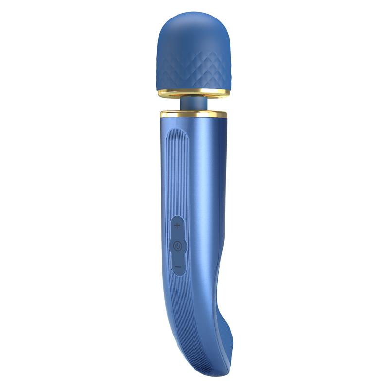 PRETTYLOVE - VIBRATING WAND USB SILICONE BLUE