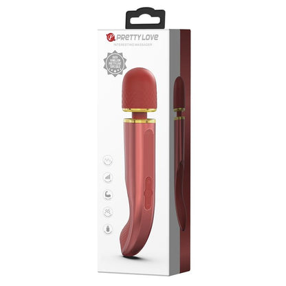 PRETTYLOVE - VIBRATING WAND USB SILICONE PINK