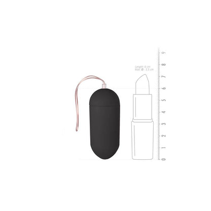EASYTOYS - VIBRATION EGG REMOTE CONTROL 10 FUNCTIONS BLACK