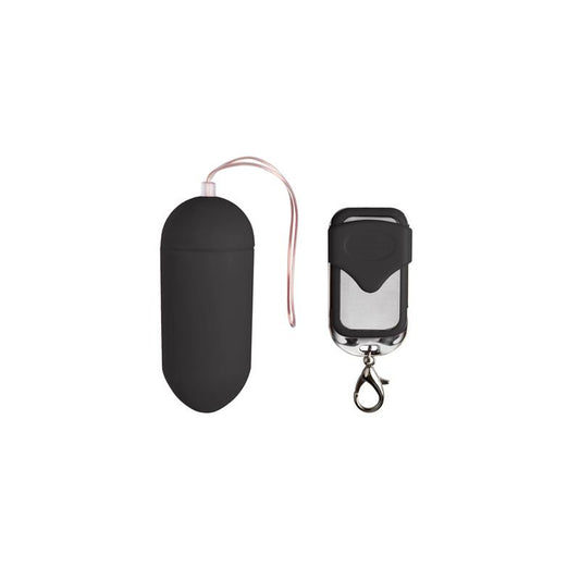 EASYTOYS - VIBRATION EGG REMOTE CONTROL 10 FUNCTIONS BLACK