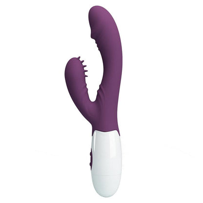 PRETTY LOVE - ANDRE RABBIT VIBRATOR & G-POINT STIMULATOR PURPLE