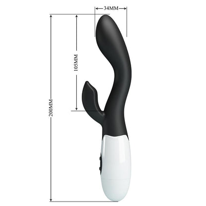 PRETTYLOVE - VIBRATOR BRIGHTY 30 FUNCTIONS BLACK