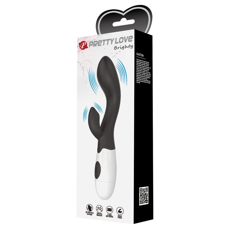 PRETTYLOVE - VIBRATOR BRIGHTY 30 FUNCTIONS BLACK