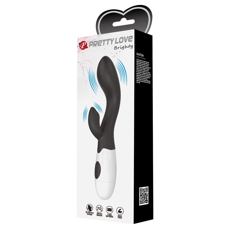 PRETTY LOVE - VIBRATOR BRIGHTY 30 FUNCTIONS BLACK