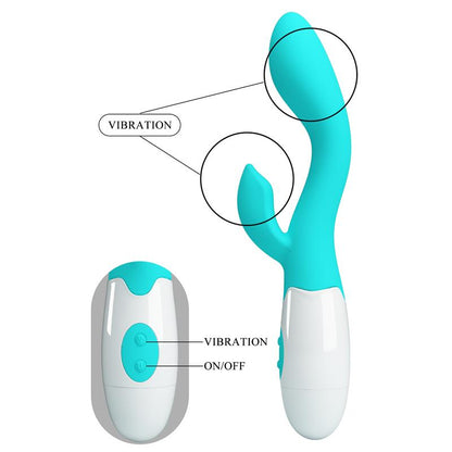 PRETTYLOVE - VIBRATOR BRIGHTY 30 FUNCTIONS BLUE