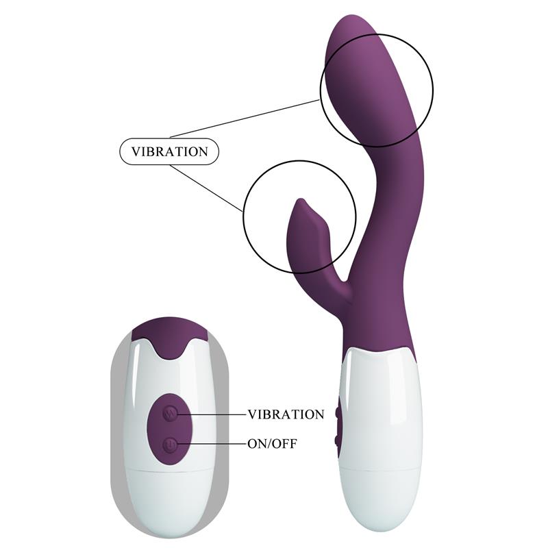 PRETTYLOVE - VIBRATOR BRIGHTY 30 FUNCTIONS PURPLE