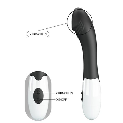 PRETTYLOVE - VIBRATOR ELEMENTAL 30 FUNCTIONS BLACK