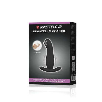 PRETTYLOVE - VIBRATOR PROSTATE MASSAGER WITH TICKLING FUNCTION