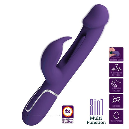 PRETTYLOVE - VIBRATOR WITH LICKING KAMPAS