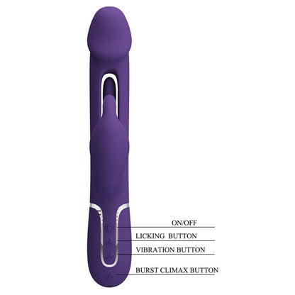 PRETTYLOVE - VIBRATOR WITH LICKING KAMPAS