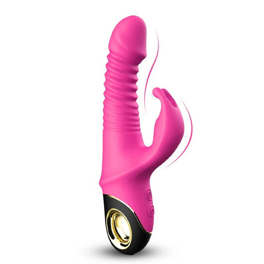 URBAN SKY - VIBRATOR WITH THRUSTING AND 360º WIGGLING PINK