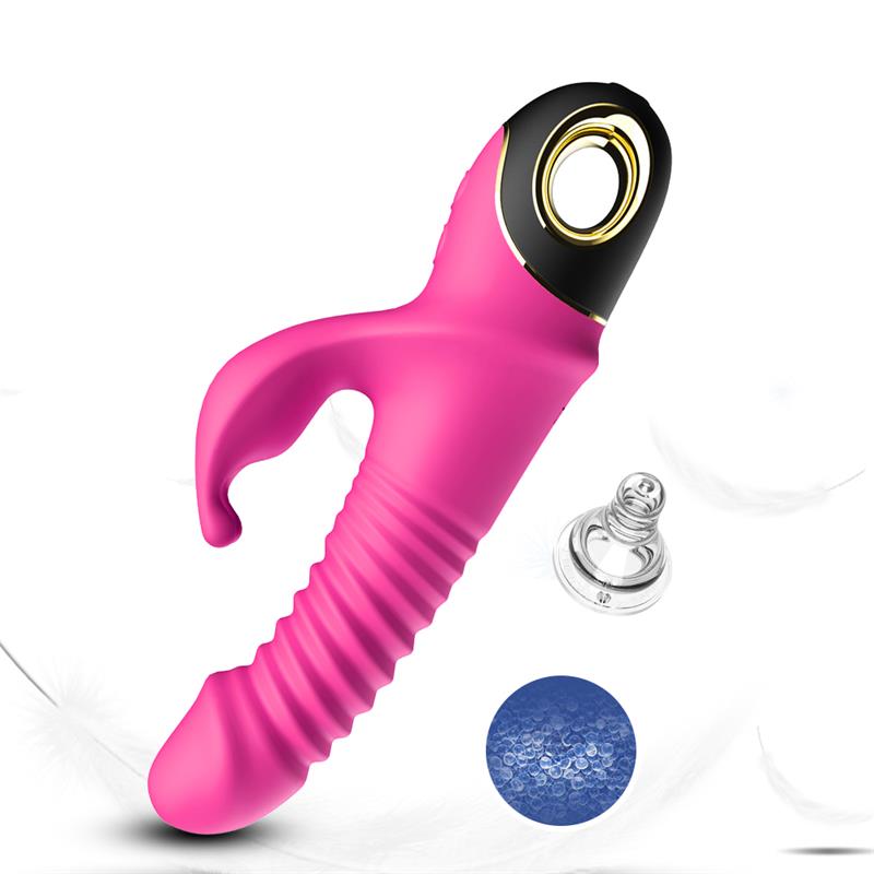 URBAN SKY - VIBRATOR WITH THRUSTING AND 360º WIGGLING PINK