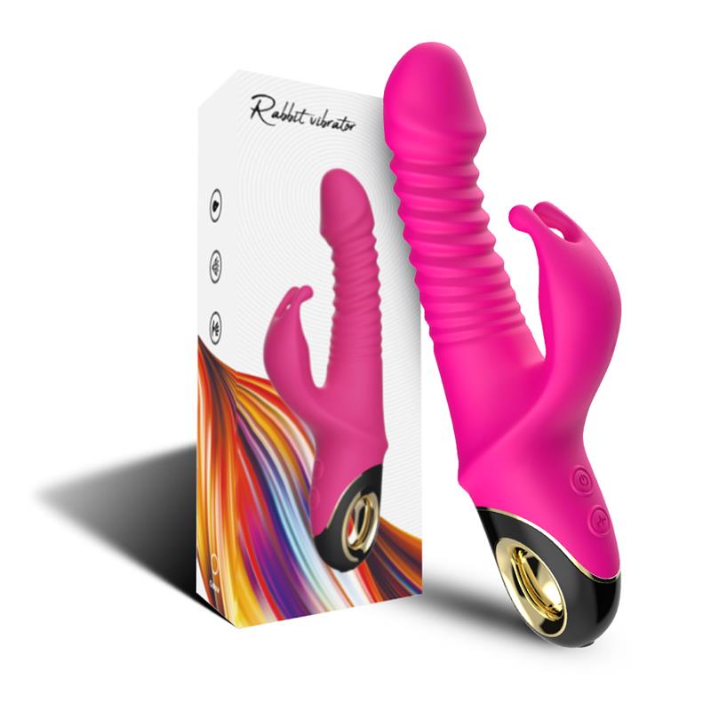 URBAN SKY - VIBRATOR WITH THRUSTING AND 360º WIGGLING PINK