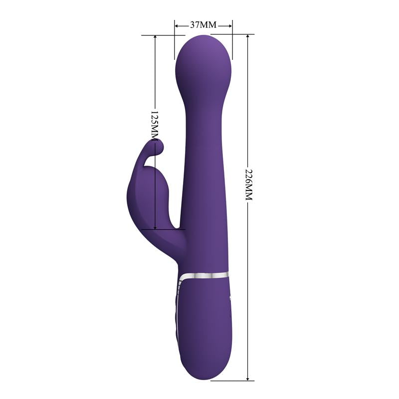 PRETTYLOVE - VIBRATOR WT ROTATION AND THRUSTING TWINKLED