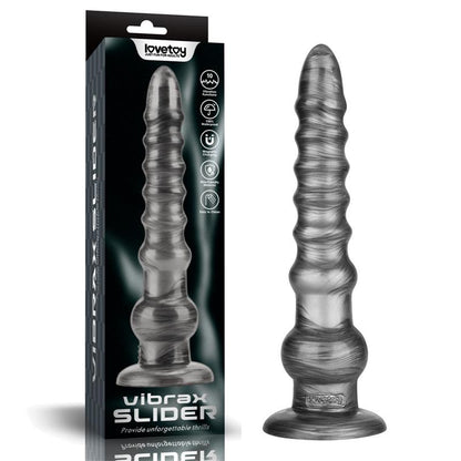LOVETOY - VIBRAX SLIDER ANAL DILDO WITH VIBRATION KING SIZED 12.5