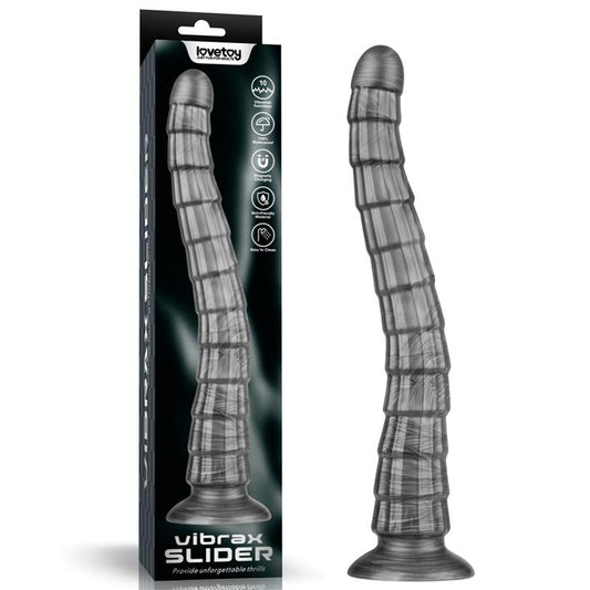 LOVETOY - VIBRAX SLIDER ANAL DILDO WITH VIBRATION KING SIZED 14.5