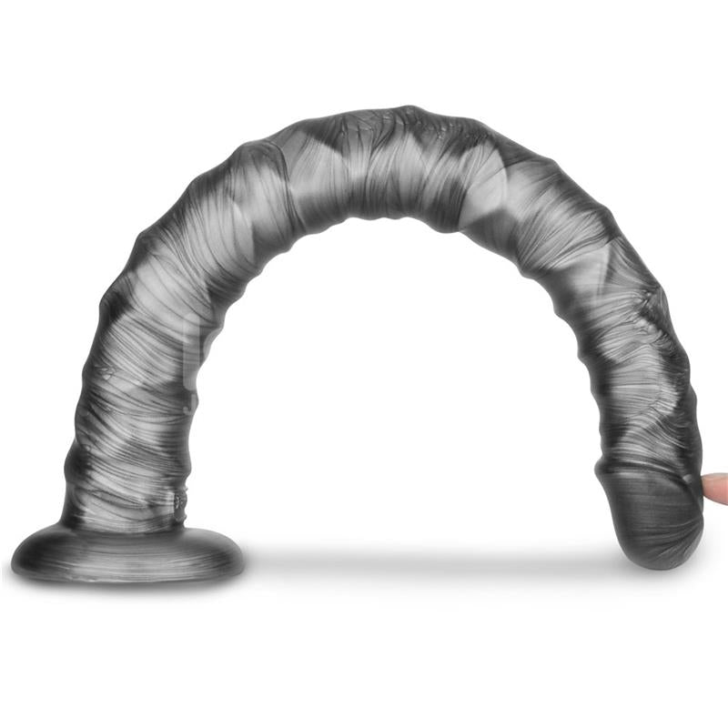 LOVETOY - VIBRAX SLIDER ANAL DILDO WITH VIBRATION KING SIZED 16