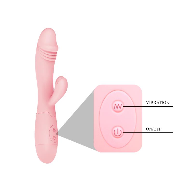 PRETTYLOVE - VIBRE SNAPPY RECHARGABLE FLESH