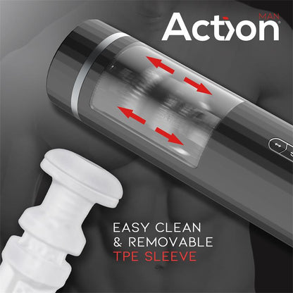 ACTION - VIGGO ADVANCED MASTURBATOR UP AND DOWN AND SUCKING