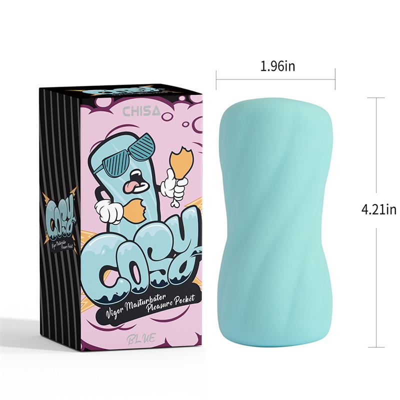 CHISA - MASTURBADOR VIGOR PLEASURE POCKET AZUL