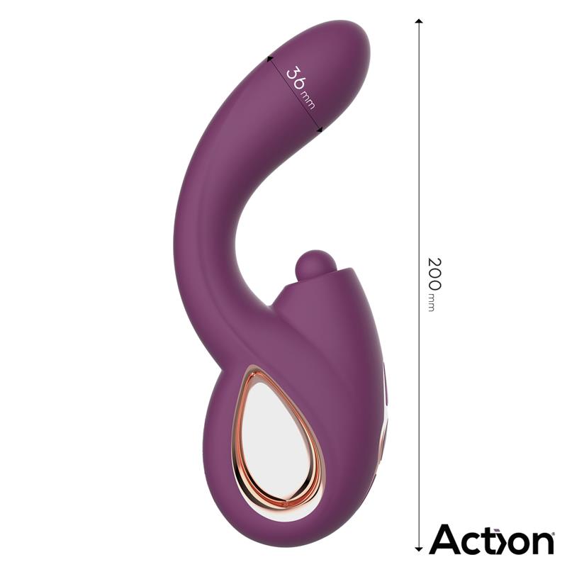 ACCIÓN - PELOTA BLANDA DE GOLPETEO VINCA CON EMPUJE Y VIBRACIÓN