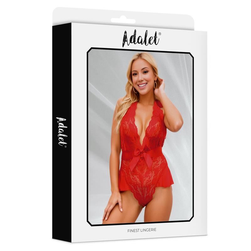 ADALET LINGERIE - VIOLET V NECKLINE TEDDY