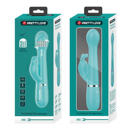 PRETTYLOVE - VIVE WITH THRUSTING AND ROTATING BEADS DEJON BLUE