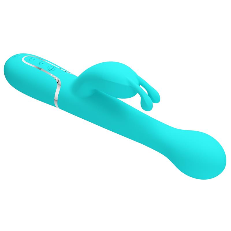 PRETTYLOVE - VIVE WITH THRUSTING AND ROTATING BEADS DEJON BLUE
